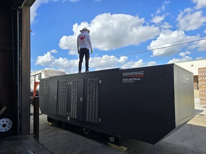 Generac standby generator installed by Select Generators at a greater Houston-area home